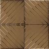 Armada Çini 20x20 Cm Linea Bronz Modern Desenli Çini Seramik Karo