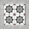 Armada Çini 20x20 Cm YC 18 Siyah Gri Yıldız Yer Çinisi