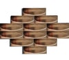 Armada Çini 7x21 Cm Elips Bronz Çini Seramik 