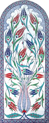 Armada Çini 80x200 Cm ED 640 Lalezar El dekoru Çini Pano