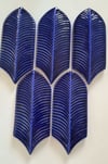 Armada çini 9x20 Palm Life Kobalt Çini Seramik