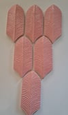 Armada çini 9x20 Palm Life Pembe Çini Seramik
