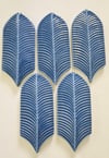 Armada çini 9x20 Palm Life Petrol Mavisi Çini Seramik