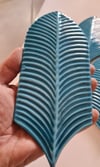 Armada Çini 9X20 Palm Life Turkuaz Çini Seramik