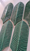 Armada Çini 9X20 Palm Life Zümrüt Yeşil Çini Seramik