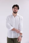 Beyaz Tencel Gömlek
