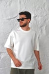 İki İplik Beyaz  Basic T-shirt