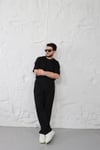 İki İplik Siyah Basic T-shirt