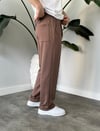 Oysho Kumaş Mocha  Baggy 