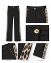 SİYAH/LEOPAR LEOPAR DETAY TAKIM