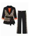 SİYAH/LEOPAR LEOPAR DETAY TAKIM