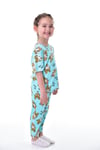 %100 Pamuk Interlok Kumaş Paw Patrol Kısa Kollu Kız Çocuk Pijama Takımı (3,4,5,6,7,8,9,10,11,12 YAŞ)