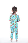 %100 Pamuk Interlok Kumaş Paw Patrol Kısa Kollu Kız Çocuk Pijama Takımı (3,4,5,6,7,8,9,10,11,12 YAŞ)