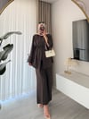 3'Lü Kimono Takım Kahverengi 