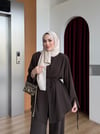 3'Lü Kimono Takım Kahverengi 