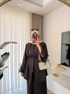 3'Lü Kimono Takım Kahverengi 
