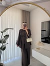 3'Lü Kimono Takım Kahverengi 