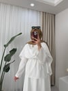 Alba Yaka Detaylı Gömlek Beyaz 