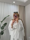 Alba Yaka Detaylı Gömlek Beyaz 