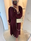 Anka Tül Etekli Takım Bordo