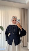 Arel Belden Oturtmalı Tunik Lacivert 