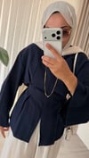 Arel Belden Oturtmalı Tunik Lacivert 
