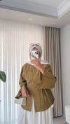 Arel Belden Oturtmalı Tunik Yeşil