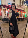 BELDEN OTURTMALI KUŞAKLI POPLİN ELBİSE KIRMIZI