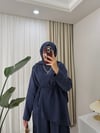 Belly Asimetrik Takım Lacivert 