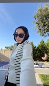 Bym Çift Fermuarlı Mesmerize Hırka Beyaz 