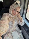 Fırfır Detaylı Maxi Elbise Somon