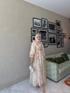 Fırfır Detaylı Maxi Elbise Somon