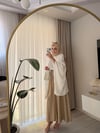 Fularlı Bluz Beyaz 