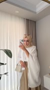 Fularlı Bluz Beyaz 