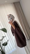 Fularlı Bluz Kahverengi 