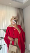 Fularlı Bluz Kırmızı