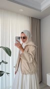 Geniş Yaka  Parla Trenç Taş 
