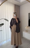 Keten Karışımlı Pantolon Haki