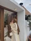 Kol Volan Fırfır Detaylı Vual Etekli Takım Tereyağı Sarısı