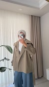 Lia Dik Premium Trençkot Haki
