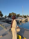 Luzi Pelerinli Modal Takım Krem