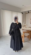 Mia Bağlamalı Etekli Takım Siyah 