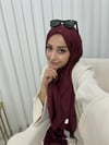 Muadil Şal Bordo ( Etiketli) 