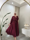 Sashe Etekli Takım Bordo