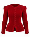 ZR Model  Mesmerize Hırka Kırmızı