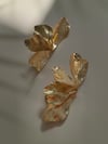 Çiçek Gold Küpe