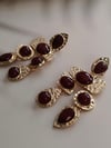 Sallantılı Gold Küpe