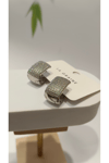 Zirkon Taşlı Silver Küpe