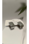 Zirkon Taşlı Silver Küpe