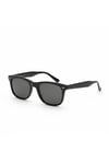 101 C3 49 Unisex Wayfarer Güneş Gözlüğü Parlak Siyah Çerçeve